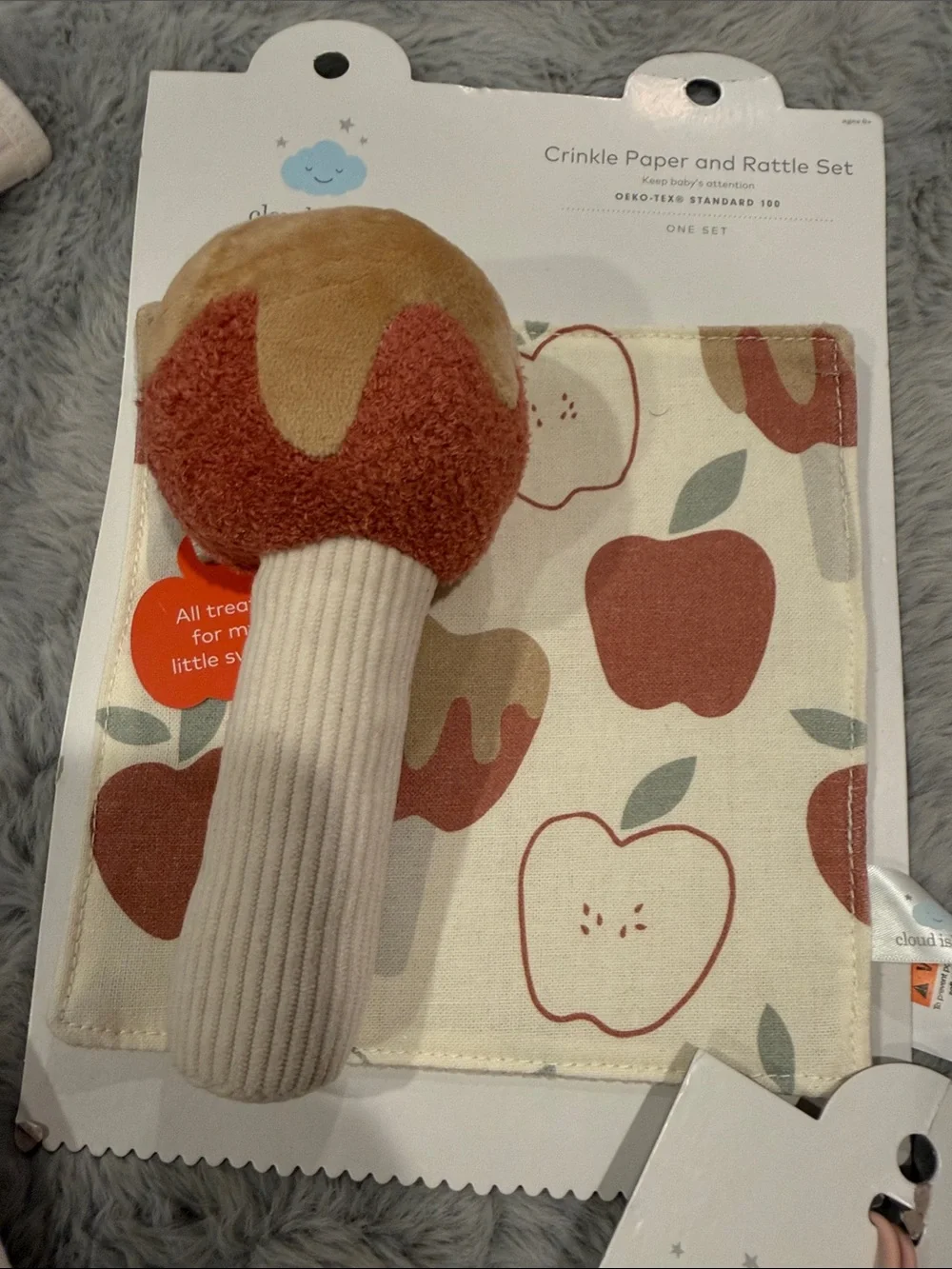 Carters cream ribbed